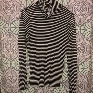 JCrew striped turtleneck